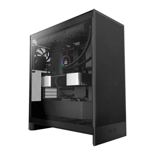 NZXT H7 Flow (2025) Mid Tower Tempered Glass Gaming Case Black